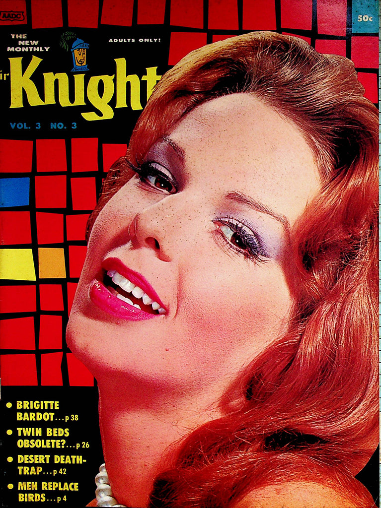 Sir Knight Busty Vintage Magazine  Brigitte Bardot  vol.3 #3   March 1962    070522lm-p