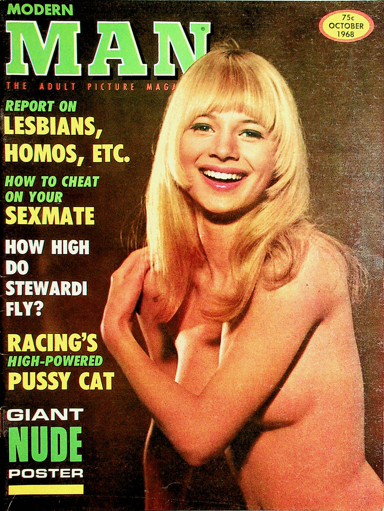 Modern Man Magazine Covergirl Kerstin Hansen  October 1968     052721lm-sh