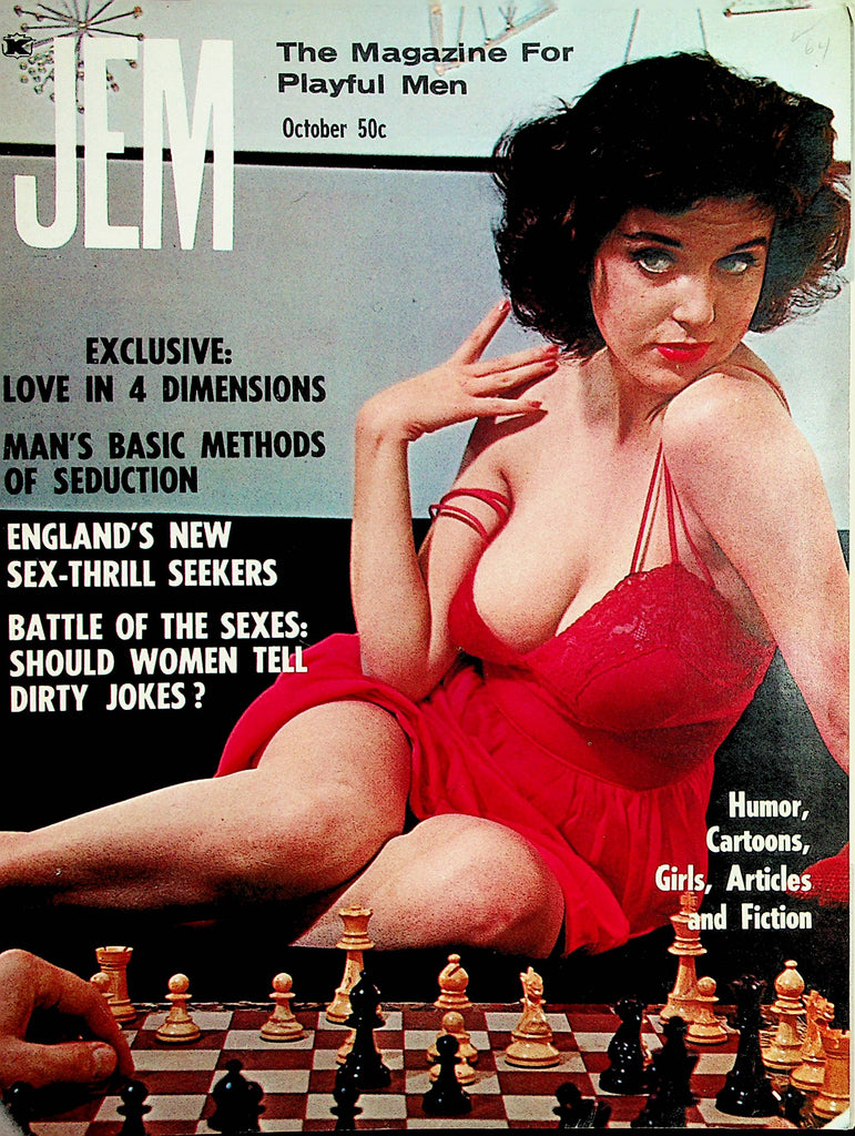 Jem Busty Vintage Magazine   Annette Moore  October 1964     101421lm-dm