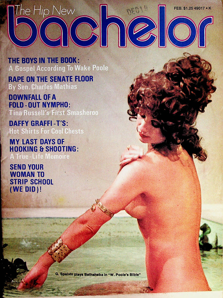 Bachelor  Magazine  Covergirl Georgina Spelvin   February 1974       062422lm-p