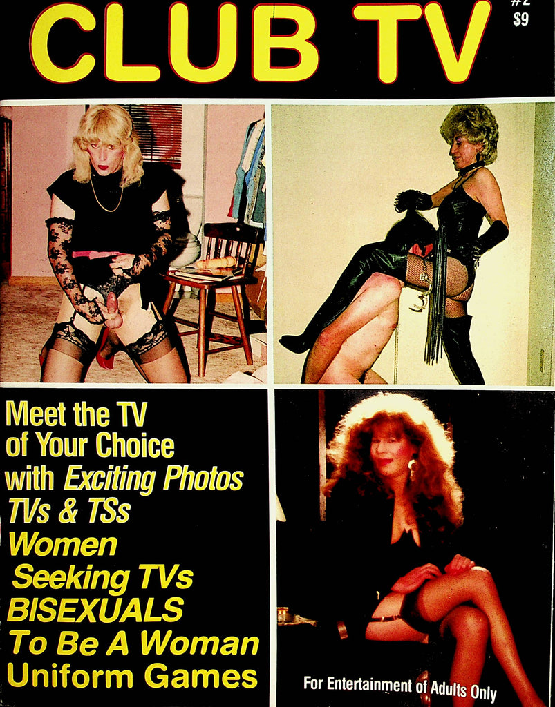Club TV Contacts Tranny Magazine   #2  1980's   011022lm-dm