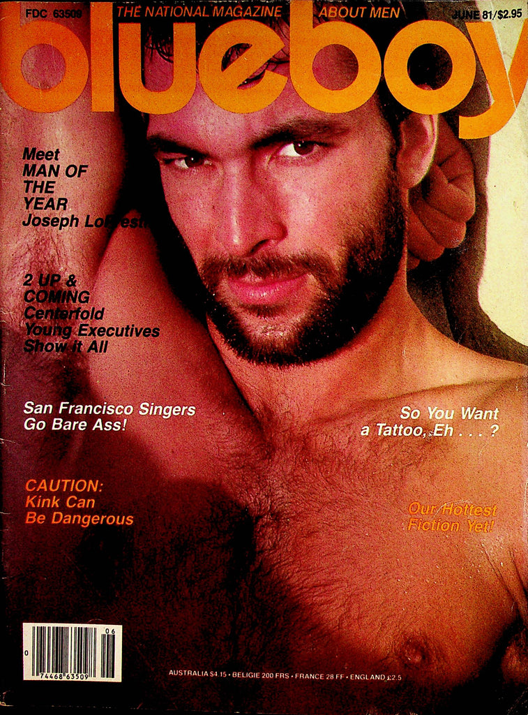 Blueboy Gay Magazine  Man Of Ther Year Joseph LoPresti  June 1981  112322lm-p4
