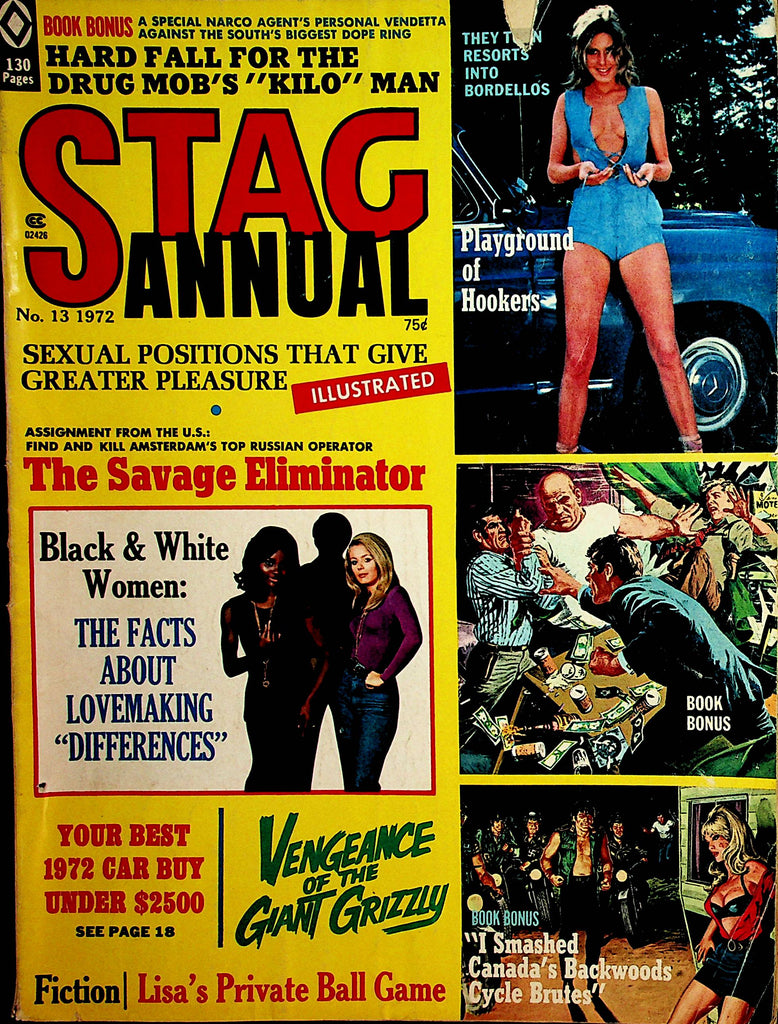 Stag Annual Vintage Magazine Sexual Positions That Give Greater Pleasure  #13 1972    011822lm-dm