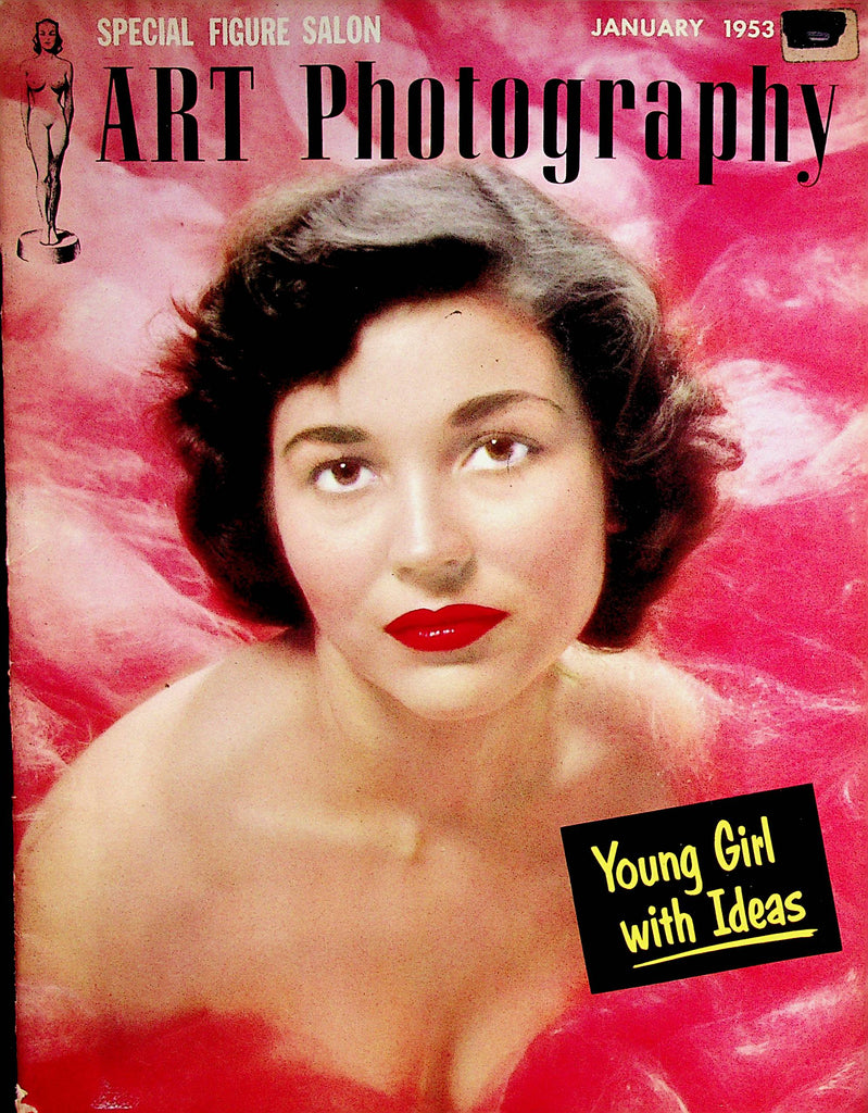 Art Photography Special Figure Salon Magazine   Young Girl With Ideas  January 1953        071722lm-p