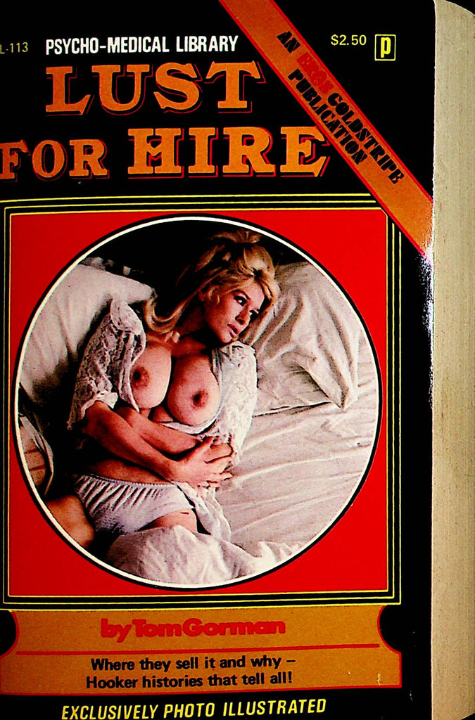 Lust For Hire Photo Illustrated Novel  by Tom Gorman  1975 Eros Publishing  092121lm-dm