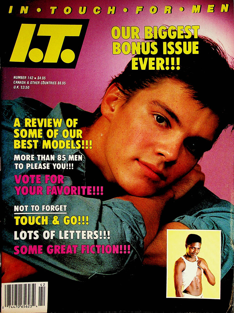 In Touch For Men Gay Magazine  Centerfold Guy Thom Katt  #142 1988   050422lm-p
