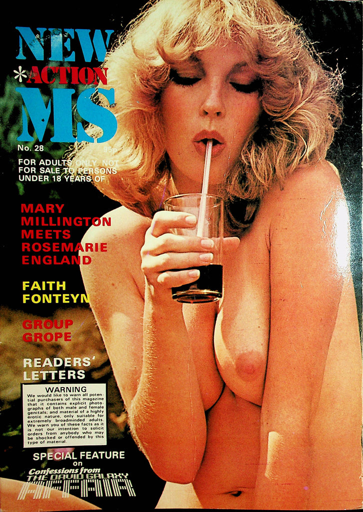 New Action Ms Magazine  Mary Millington  #28  1980's    061721lm-dm