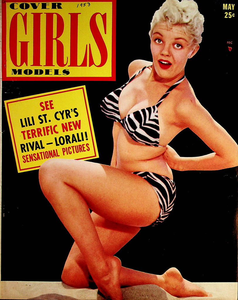 Cover Girls Models Magazine  Tempest Storm / Lorali  May 1953     062822lm-p2