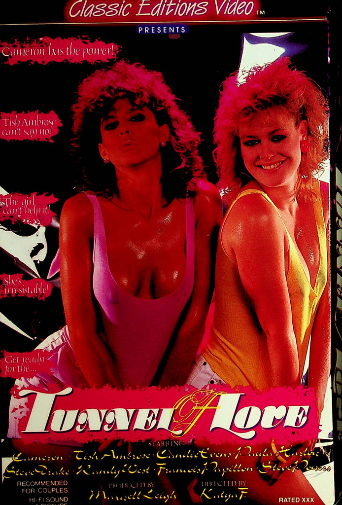 Tunnel Of Love VHS  Trish Ambrose/ Candie Evens 1986  XXX  Classic Editions Video 120421lm-dm