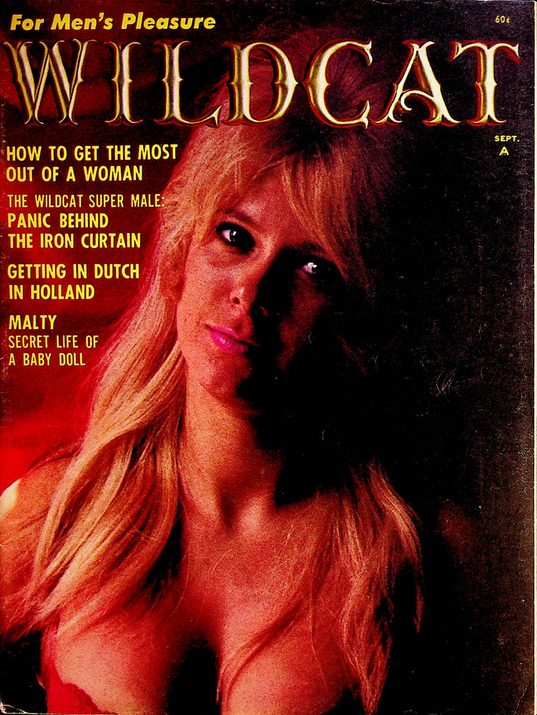 Wildcat Vintage Magazine  Centerfold Girl Wallis-Ann  September 1965    070222lm-p