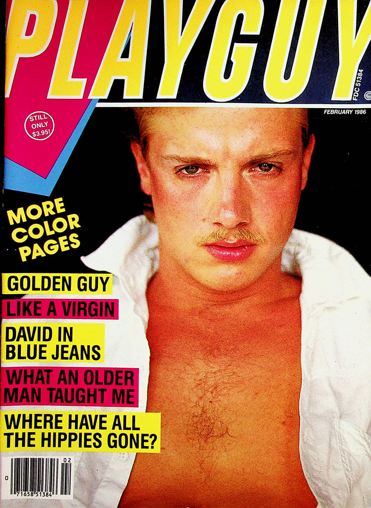 Playguy Gay Magazine   Golden Guy / What An Older Guy Taught Me  February 1986     080522lm-p