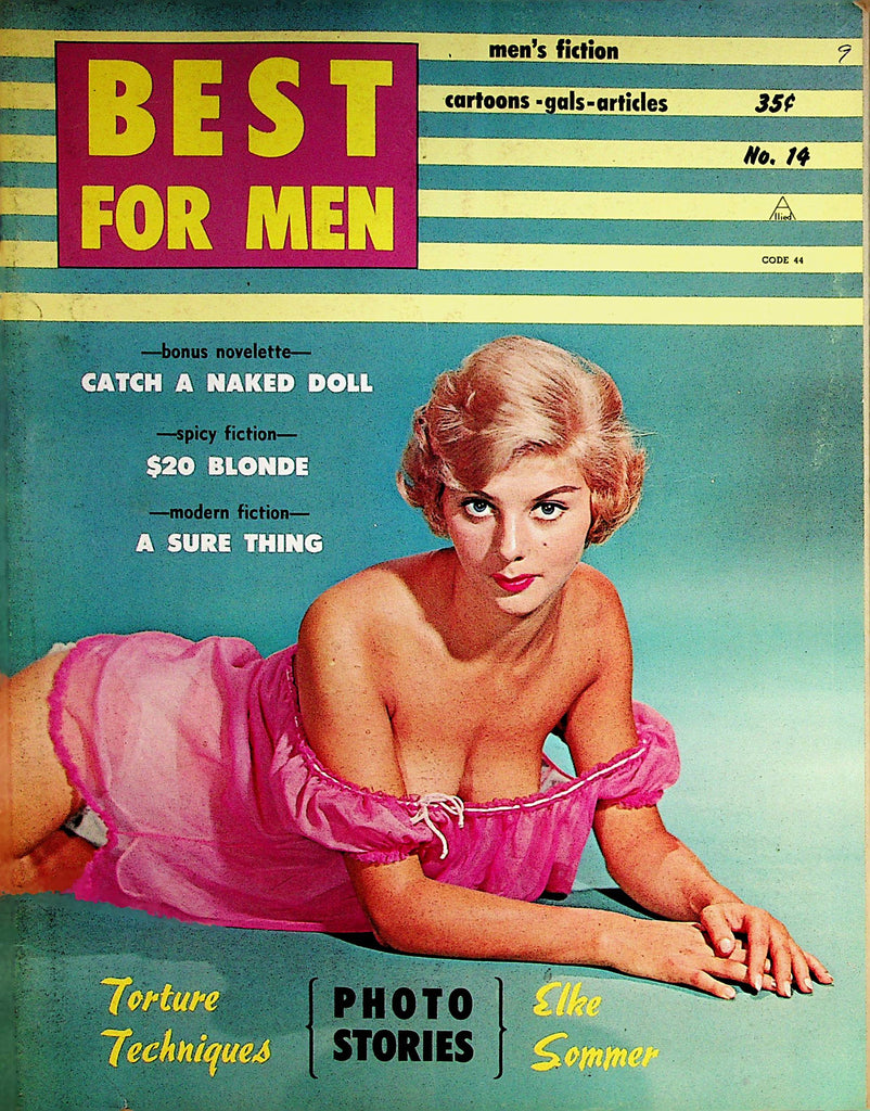 Best For Men Magazine  Elke Sommer  #14  April 1964     072522lm-p