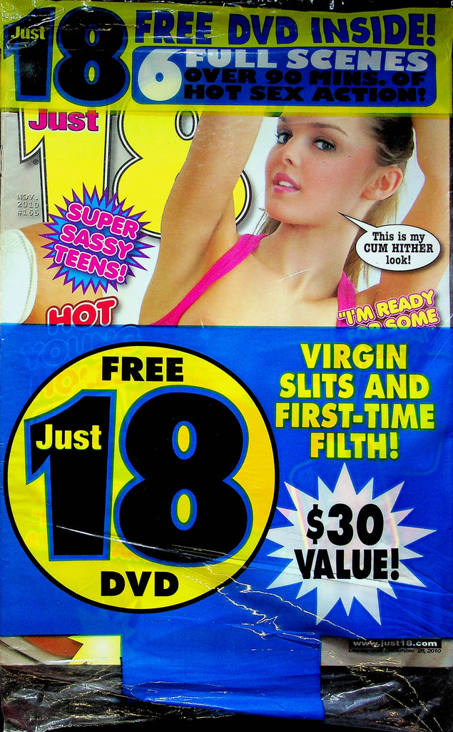 Just 18 Adult Magazine November 2010 #165 W/DVD 032723RP4