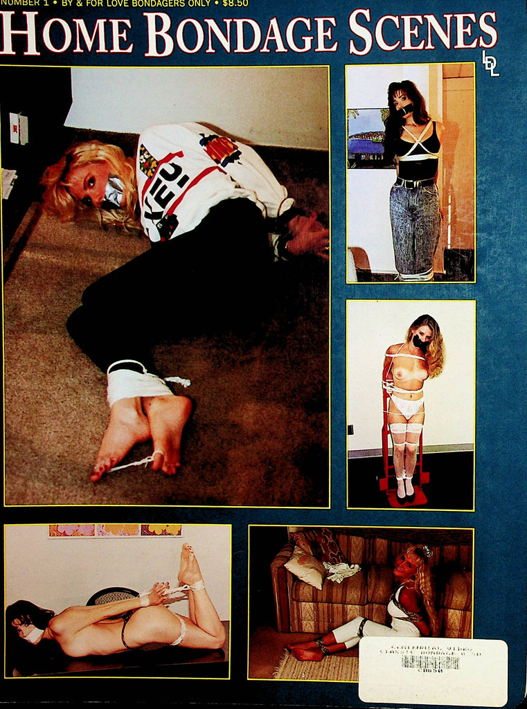 Home Bondage Scenes Magazine  Lisa Wesley/ Sophia  #1  June 1993  London Enterprises      011822lm-dm