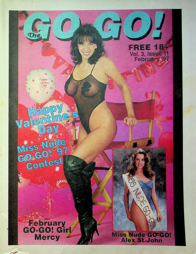 Pennsylvania Adult Entertainment Guide The Go-Go! Magazine Ft. Mercy & Valentine's Day Issue February 1997 033123RP
