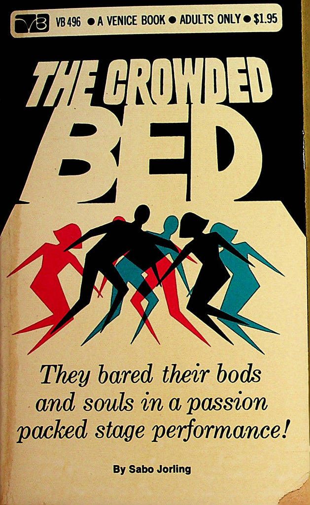 The Crowded Bed Novel  by Sabo Jorling 1971 1st Printing Venice Book     110521lm-dm2