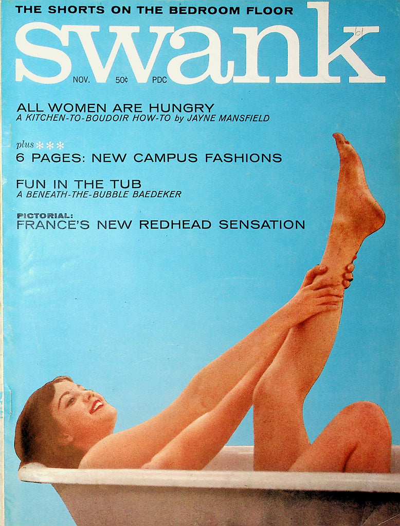 Swank Busty Vintage Magazine  Colette: France's New Redhead Sensation  November 1961   101221lm-dm