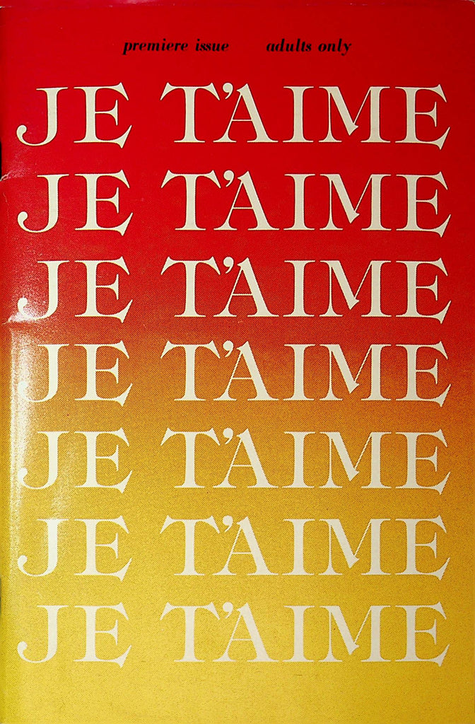 Je T'aime Magazine  Debbie / Susan Sawyer  #1  Premier Issue 1976     062821lm-dm