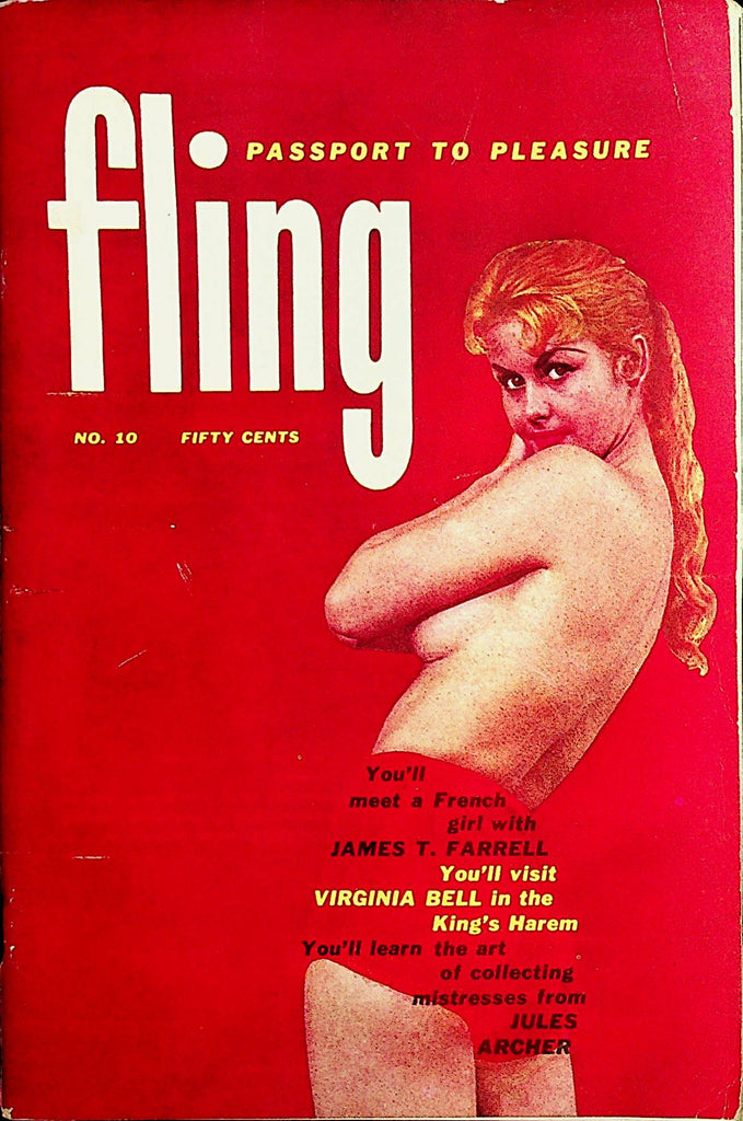 Fling Passport To Pleasure Vintage Digest  Virginia Bell  #10  1958  111621lm-dm
