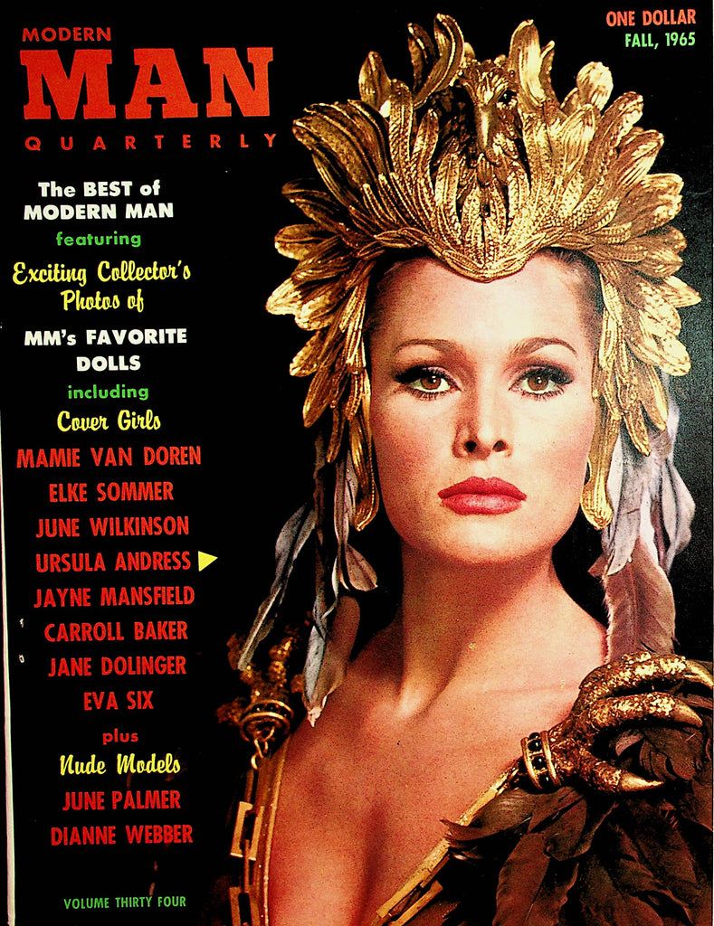 Modern Man Quarterly Magazine Ursula Andress / Jayne Mansfield/ Elke Sommer  Fall 1965     011322lm-dm