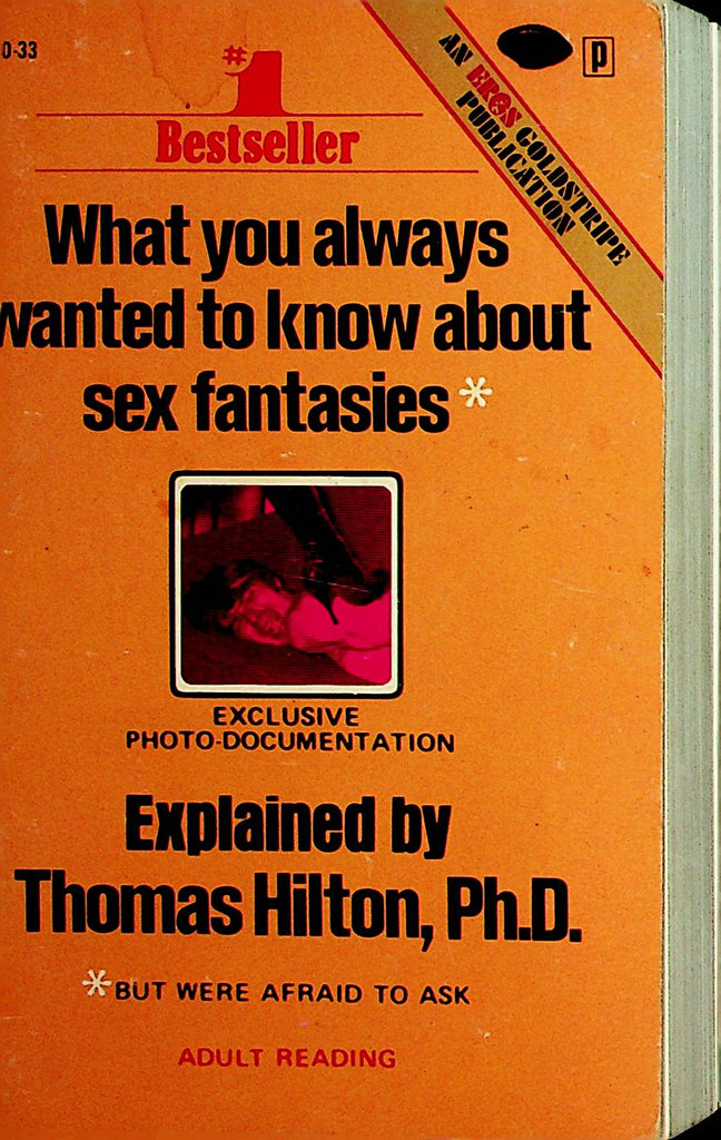 What You Always Wanted To Know About Sex Fantasies Novel by Thomas Hilton, Ph.D    091721dm2