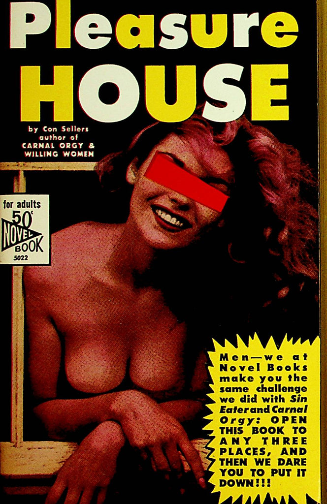 Pleasure Book Novel  by Con Sellers  1960 1st Printing  Novel Book   110521lm-dm