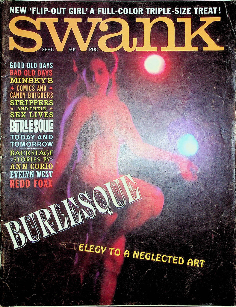 Swank Magazine Burlesque A Neglected Art September 1962 011923RP
