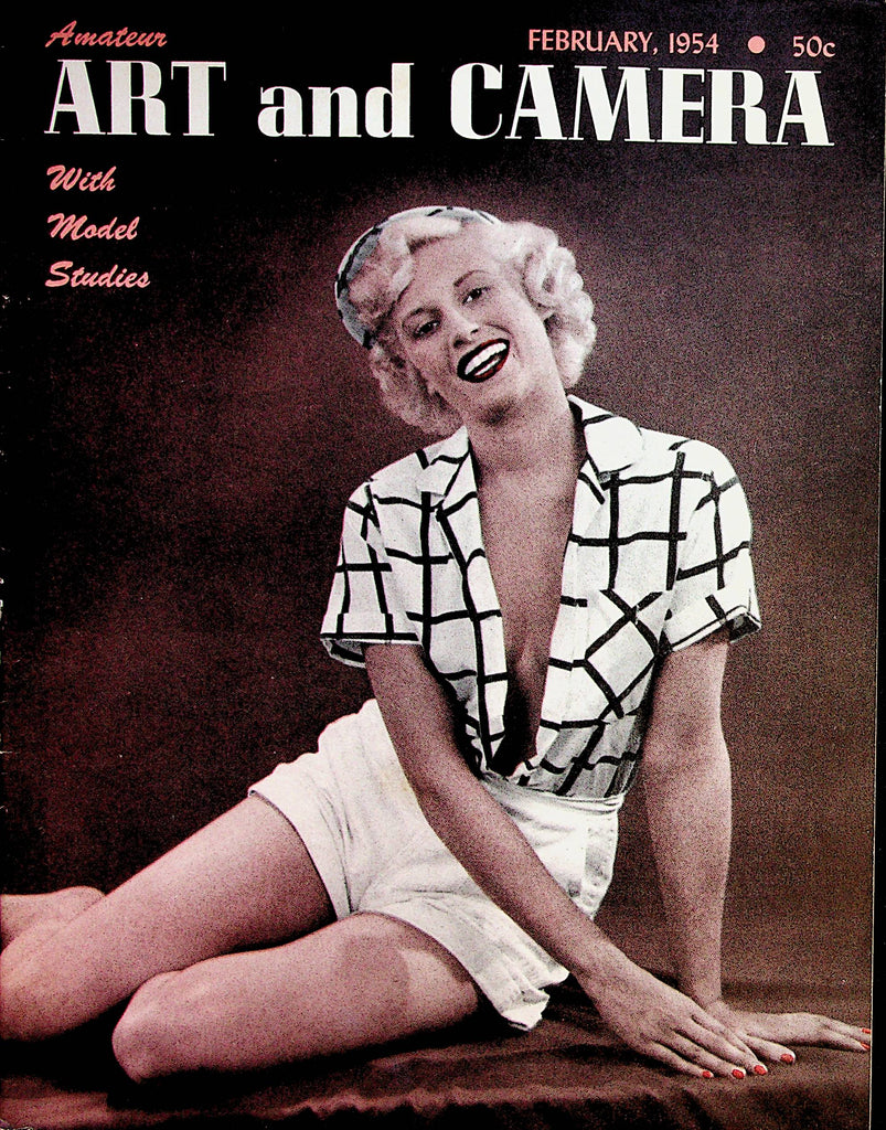 Amateur Art And Camera With Model Studies Magazine  February 1954    071922lm-p