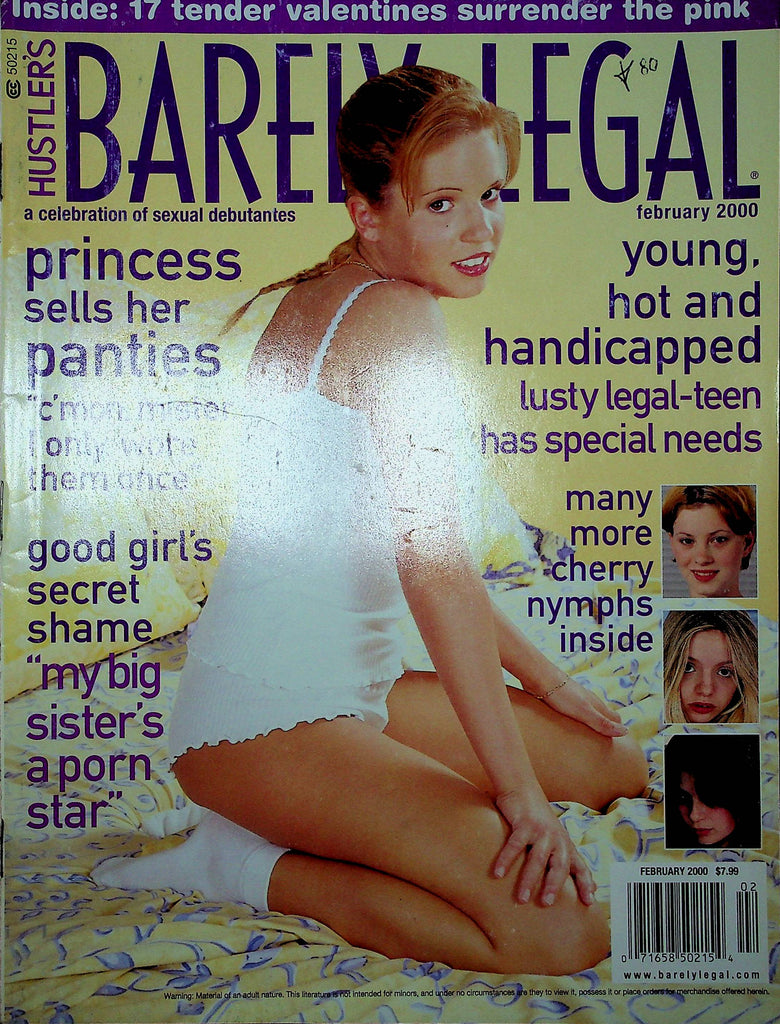 Hustler's Barely Legal Magazine Moxie Penny & Jasmine February 2000 010423RP