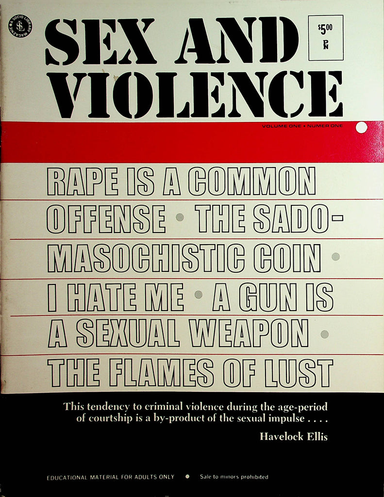 Sex And Violence Magazine   June 1972    052020lm-sh