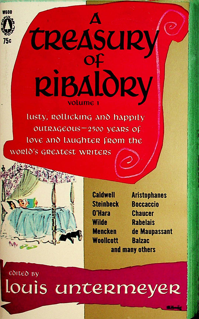 A Treasury Of Ribaldry vol.1  by Louis Untermeyer 1959 Popular Library Edition   110521lm-dm