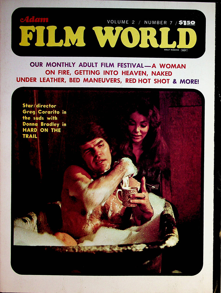 Adam Film World Magazine  Hard On The Trail / A Woman On Fire  vol.2 #7 1970     062122lm-p2