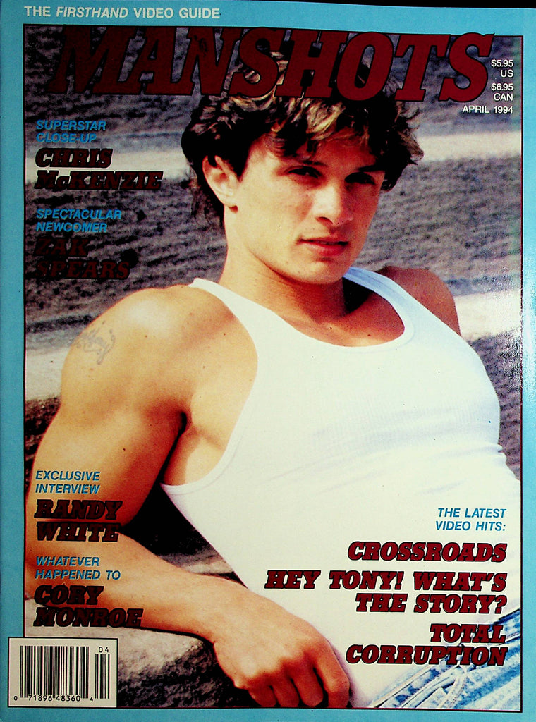 Manshots Gay Magazine  Chris McKenzie / Zak Spears  April 1994     092921lm-dm