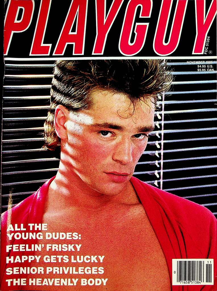 Playguy Gay Magazine  Cover Guy -  Ultramodern Man  November 1986   080422lm-p