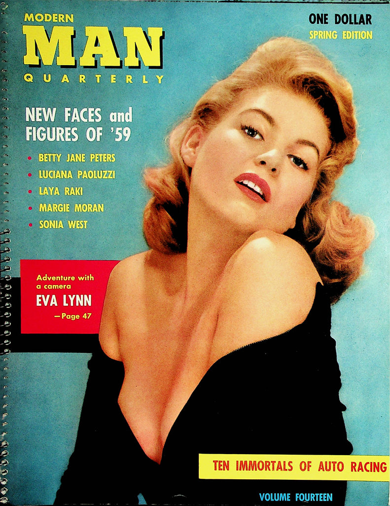 Modern Man Quarterly Magazine  Covergirl Eva Lynn vol.14  1959 Spring Edition   052721lm-sh