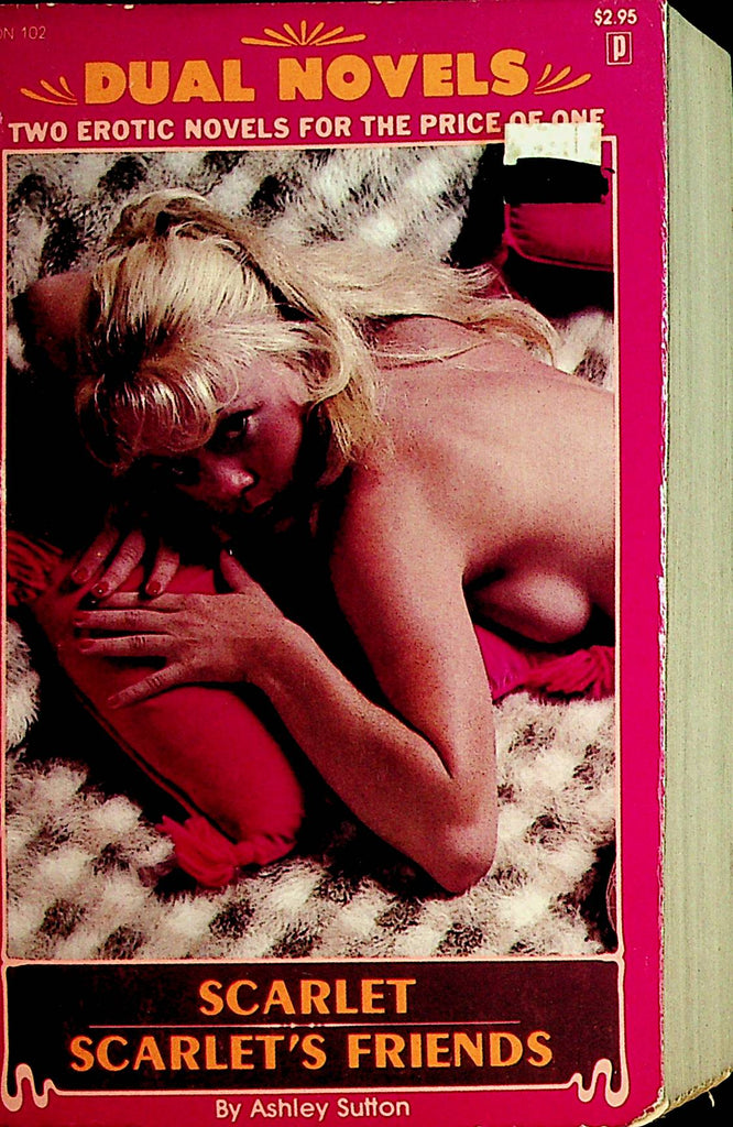 Scarlet / Scarlet's Friends Dual Novels by Ashley Sutton  1978 Eros Publication   110521lm-dm2