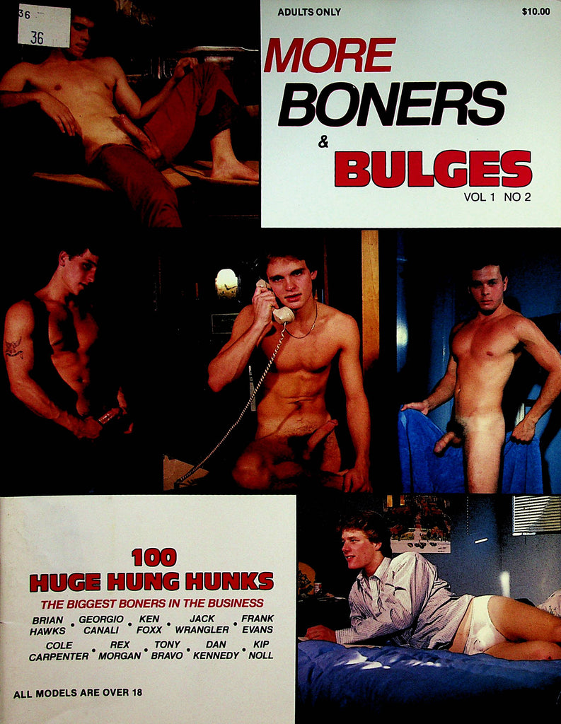 More Boners & Bulges Gay Magazine  100 Huge Hung Hunks  vol.1 #3  1980's    022323lm-6