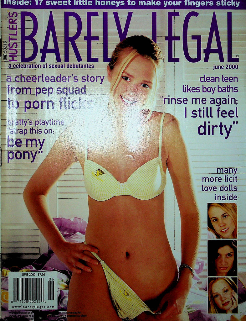 Hustler Barely Legal Magazine Sylvia & Blair June 2000 120822RP