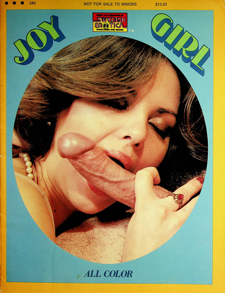 Joy Girl Magazine  Beth Loves Cock  #240  1980's  Swedish Erotica     072222lm-p2