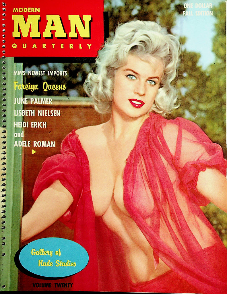 Modern Man Quarterly Magazine June Palmer / Adele Roman vol.20  1960     082521lm-dm