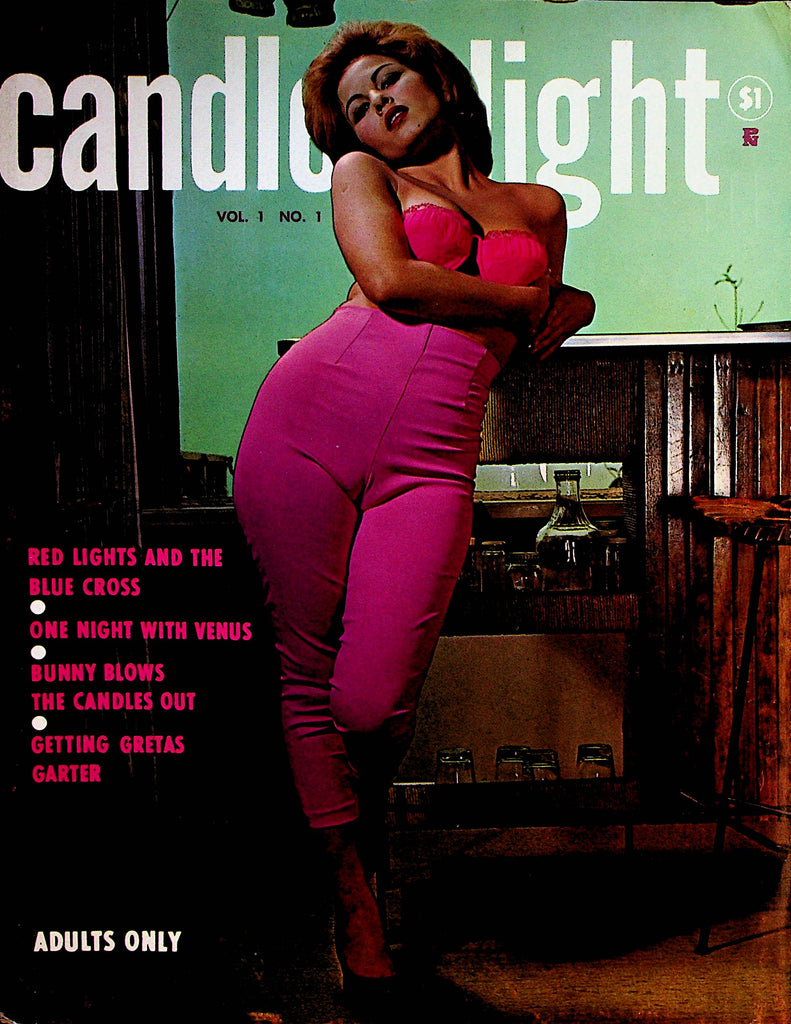 Candle Light Busty Vintage Magazine  Getting Gretas Garter  vol.1 #1 1963   070522lm-p