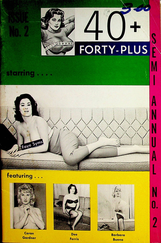 40+ Busty Vintage Semi-Annual Magazine  Starring Faye Syms  #2  1962   062722lm-p