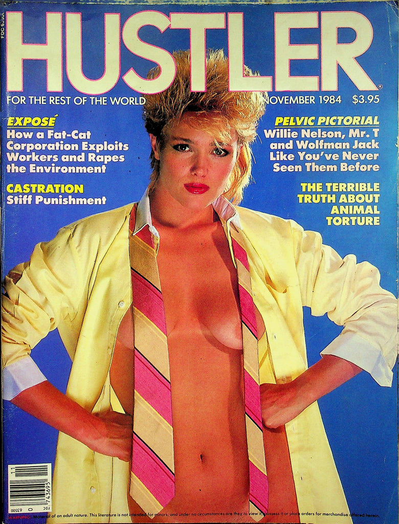 Hustler Magazine The Bechtel Corp & Helene & Pamela November 1984 081222RP