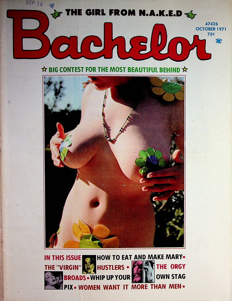 Bachelor Magazine  Covergirl Busty Suzie James  October 1971      062122lm-p2