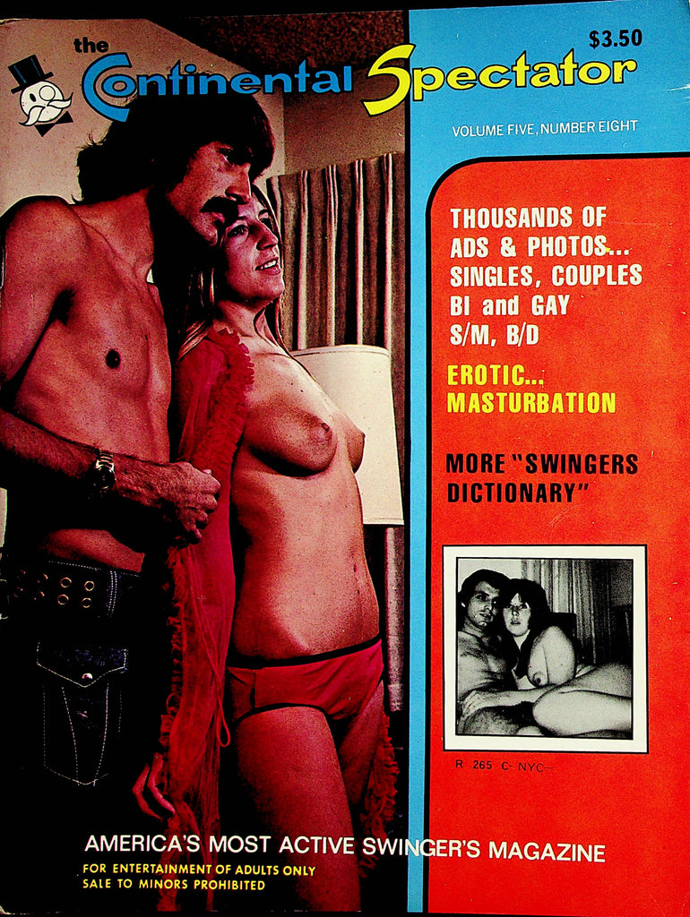 The Continental Spectator Swingers Contact Magazine  vol.5 #8  1970's    022723lm-p2