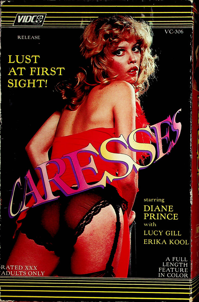 Caresses VHS  Diane Prince / Lucy Gill   XXX Vidco     120521lm-dm2