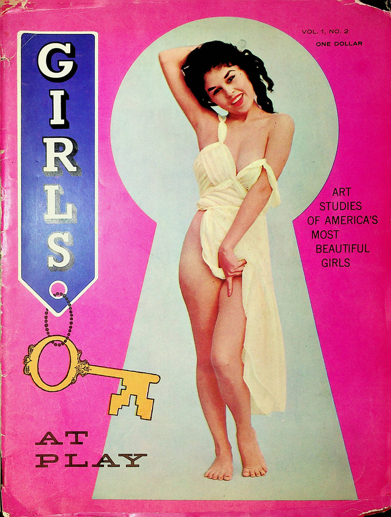 Girls At Play Magazine Art Studies Of America's Most Beautiful Girls vol.1 #2   Late 50's   092021lm-dm