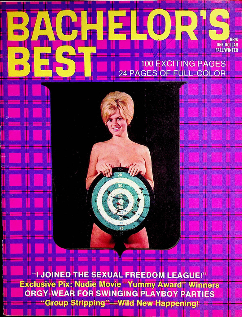 Bachelor's Best Busty Magazine  Nature Girl Sunny Woods  Fall/Winter  1970   071322lm-p