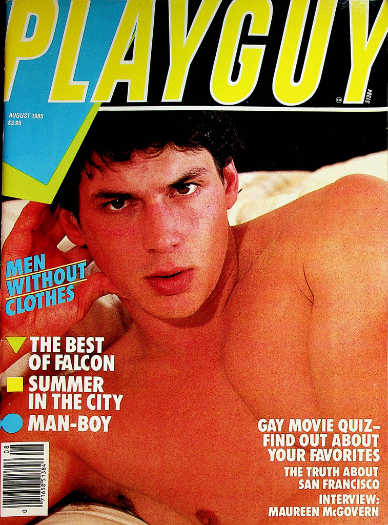 Playguy Gay Magazine   Men Without Clothes / The Best Of Falcon  August 1985    080522lm-p