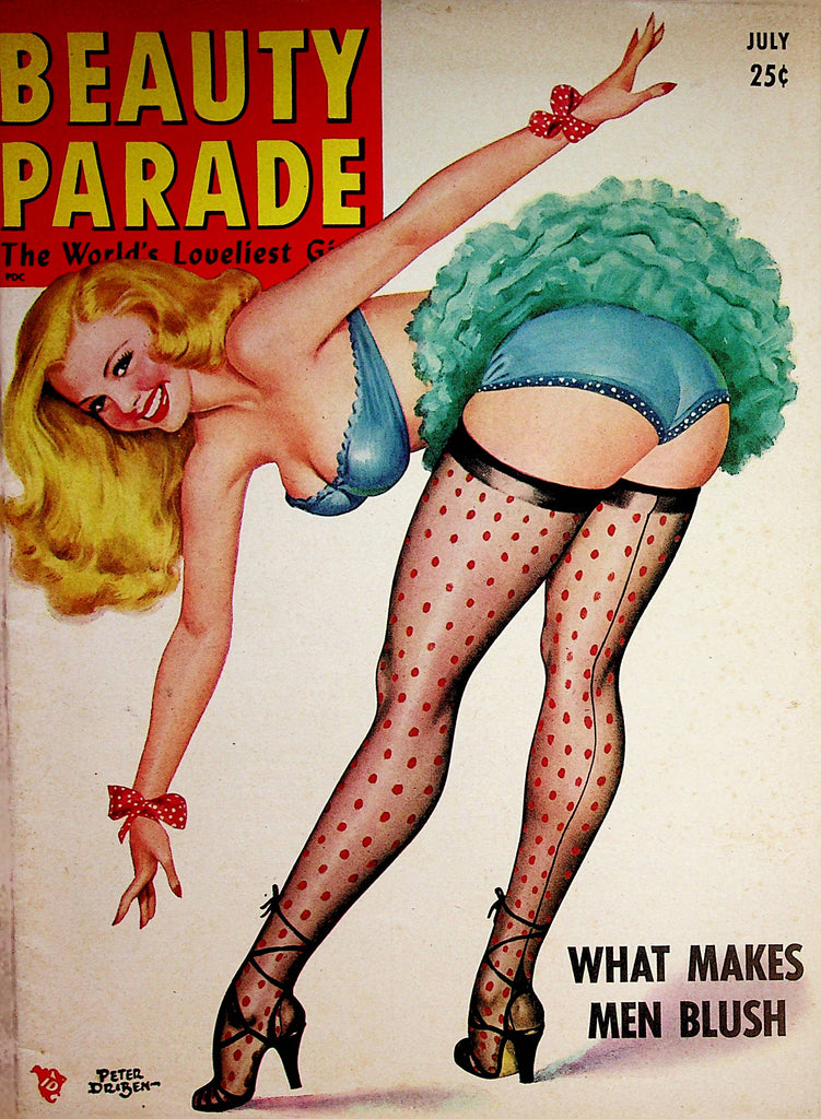 Beauty Parade Vintage Magazine   Liberty Belles  July 1951     071422lm-p
